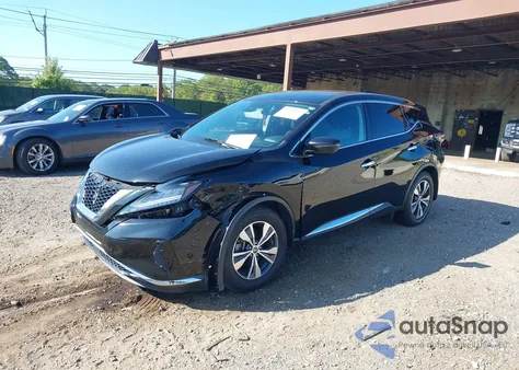 2020 Nissan Murano S Fwd из США, поврежденный, VIN 5N1AZ2AJ0LN175364